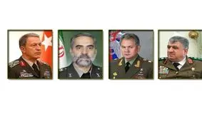 برگزاری مذاکرات چهارجانبه وزرای دفاع روسیه، ایران، ترکیه و سوریه