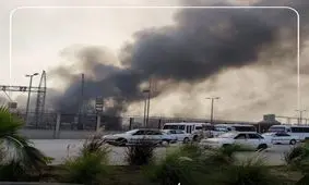 آتش‌سوزی در پتروپالایش کنگان

