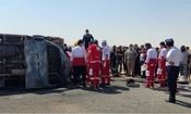 ۱۴ مصدوم و یک فوتی در سانحه رانندگی حامل زائران ایرنی در عراق