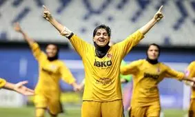 زهرا قنبری خانم‌گل لیگ برتر فوتبال زنان شد

