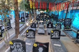 ساماندهی مخفیانه قبور شهدا در بهشت زهرای تهران
