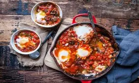 طرز تهیه املت شکشوکه 