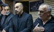 مراسم ترحیم شهید علیرضا تنابنده، برادرزاده بازیگر معروف کشورمان/ تصاویر
