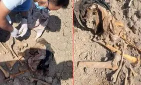 کشف یک گور جمعی جنایات تروریست‌های داعش در عراق
