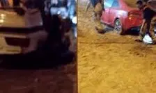 تصادف زنجیره‌ای ۳ خودرو در جزیره قشم خبرساز شد/ ویدئو