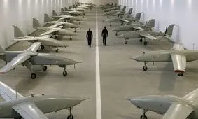 تصاویری از یک آشیانه زیرزمینی و سری پهپادی نیروی دریایی سپاه