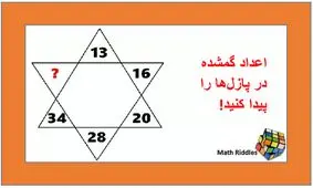 معما‌های جالب ریاضی: اعداد گمشده در پازل‌ها را پیدا کنید!