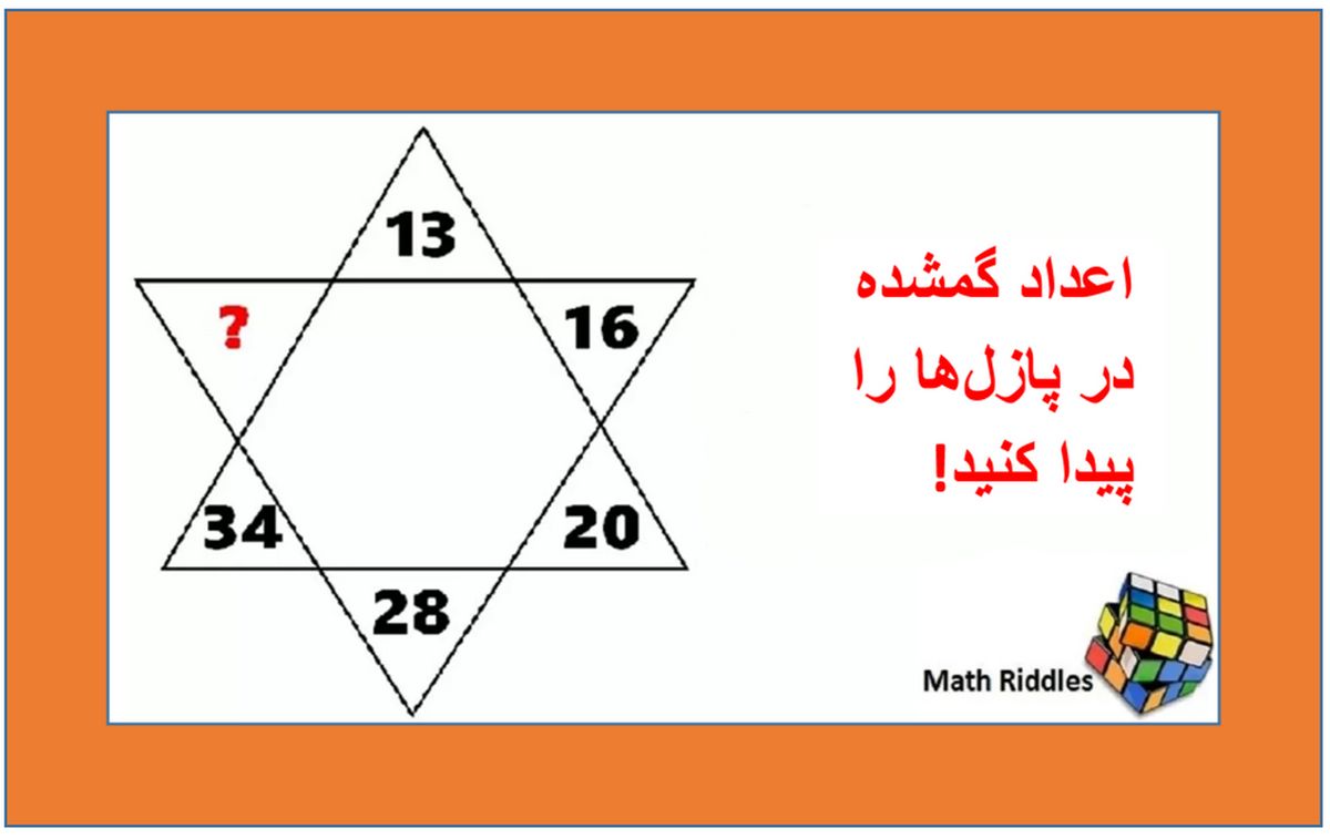 معما‌های جالب ریاضی: اعداد گمشده در پازل‌ها را پیدا کنید!