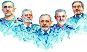 مراسم تشییع فرماندهان شهید «جنگ رمضان»