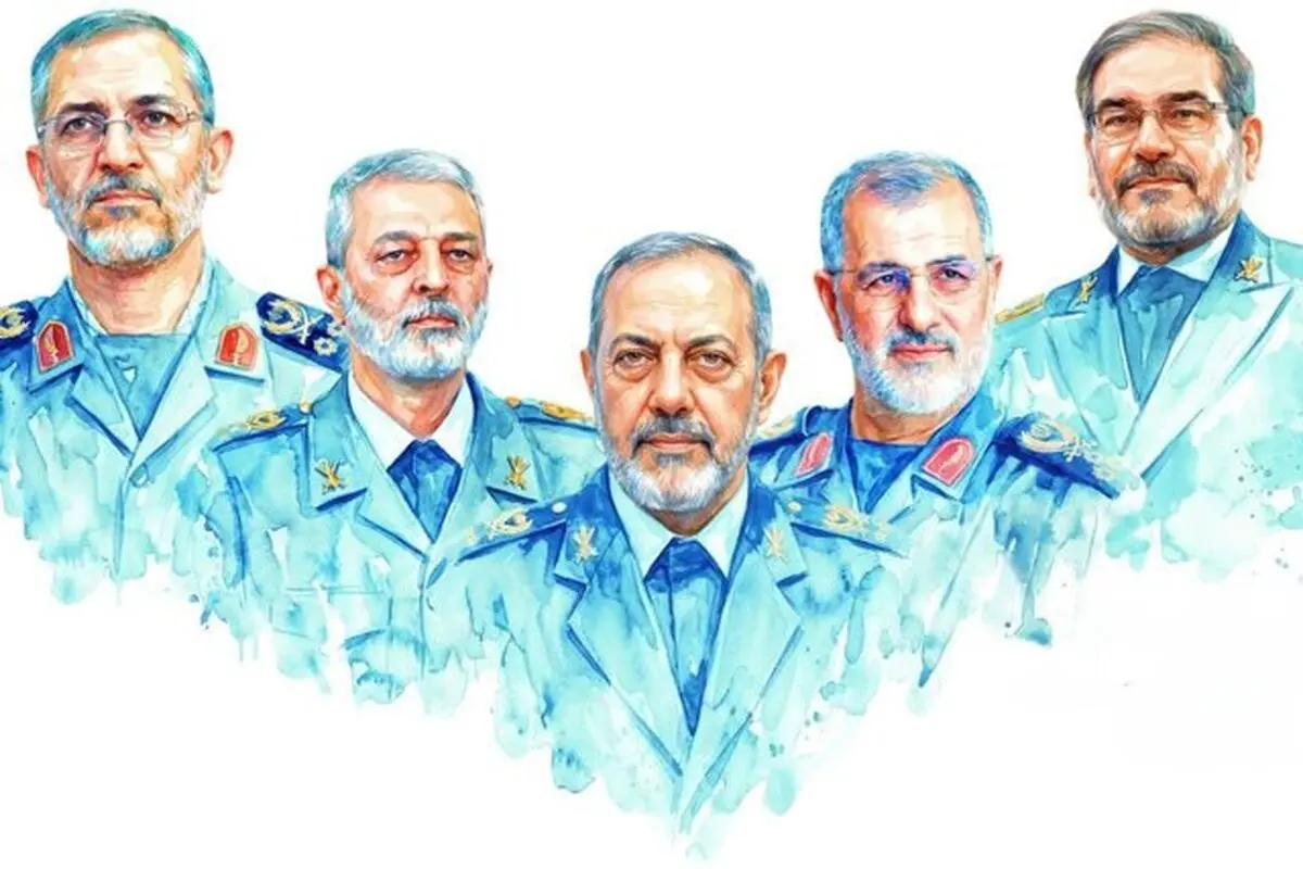 مراسم تشییع فرماندهان شهید «جنگ رمضان»