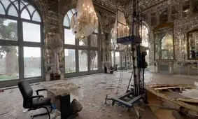 تصاویری از خسارت‌های حمله هوایی به کاخ گلستان
