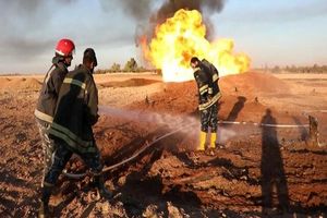 وقوع آتش‌سوزی در شرکت نفت مسجدسلیمان