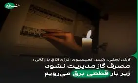 مصرف گاز مدیریت نشود زیر بار قطعی برق می‌رویم