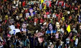 تظاهرات در تل‌آویو برای کناره گیری نتانیاهو از قدرت