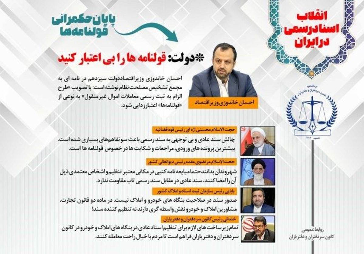 پایان حکمرانی بنگاه های املاک و خودرو/ آماده باش دفاتر اسناد رسمی برای ثبت قولنامه ها