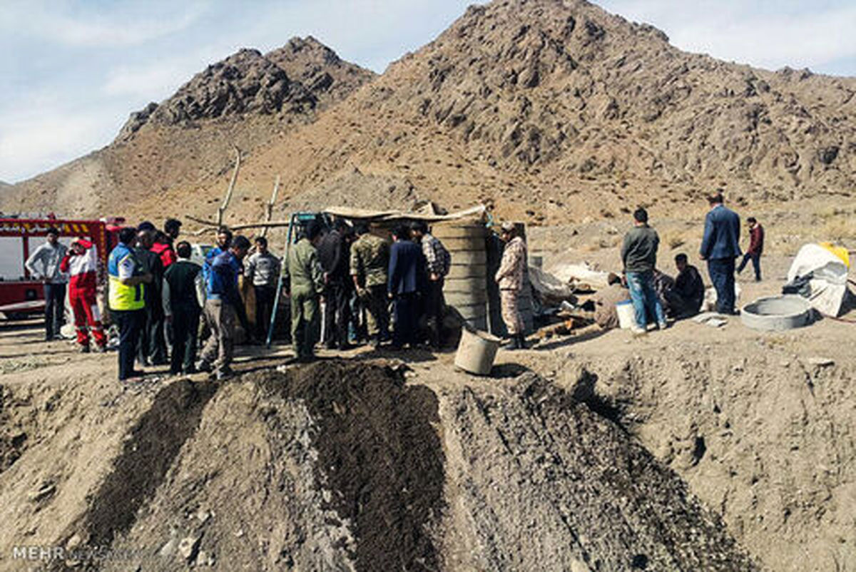 فوت ۲ کارگر بر اثر ریزش قنات در یکی از روستاهای خوشاب/ ویدئو