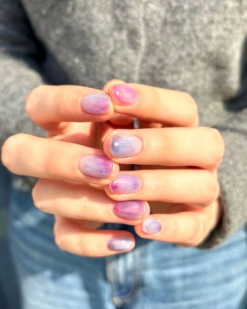 طرح ناخن میوه‌ای
