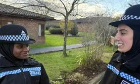 حجاب ایمن با نور آبی/ابتکار تازه پلیس بریتانیا