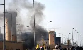 انفجار کنترل شده در مرکز پشتیبانی سفارت آمریکا در بغداد

