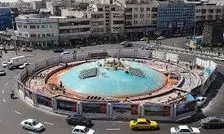 رونمایی از دیوارنگاره جدید میدان انقلاب 