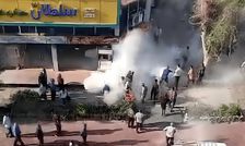 خودسوزی یک دانشجو در درگیری با ماموران شهرداری/ ویدئو