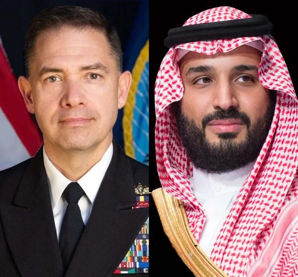دیدار محمد بن سلمان با فرمانده سنتکام
