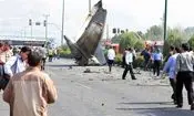سقوط هواپیمای مسافربری در خیابان‌ غرب تهران؟!