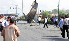 سقوط هواپیمای مسافربری در خیابان‌ غرب تهران؟!