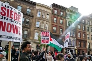 لشگرکشی برای برخورد با دانشجویان معترض به نسل کشی اسرائیل/ ویدئو