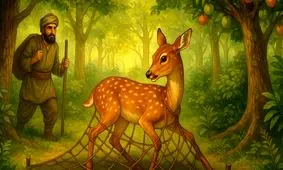 داستان آهو، موش و مکافات عمل از مرزبان نامه آن‌که به درماندگان پشت کند، در چنگ سرنوشت گرفتار می‌شود