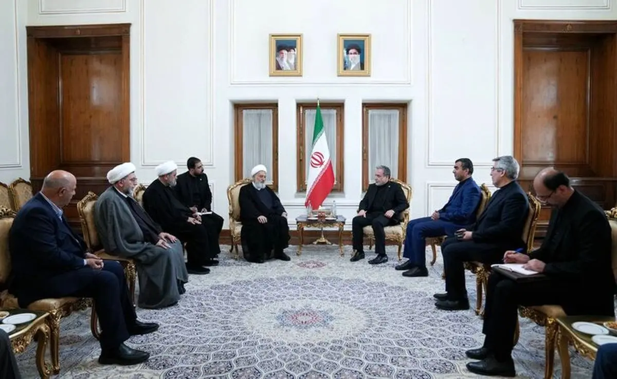 دیدار نائب رئیس مجلس اعلای اسلامی شیعیان لبنان با عراقچی