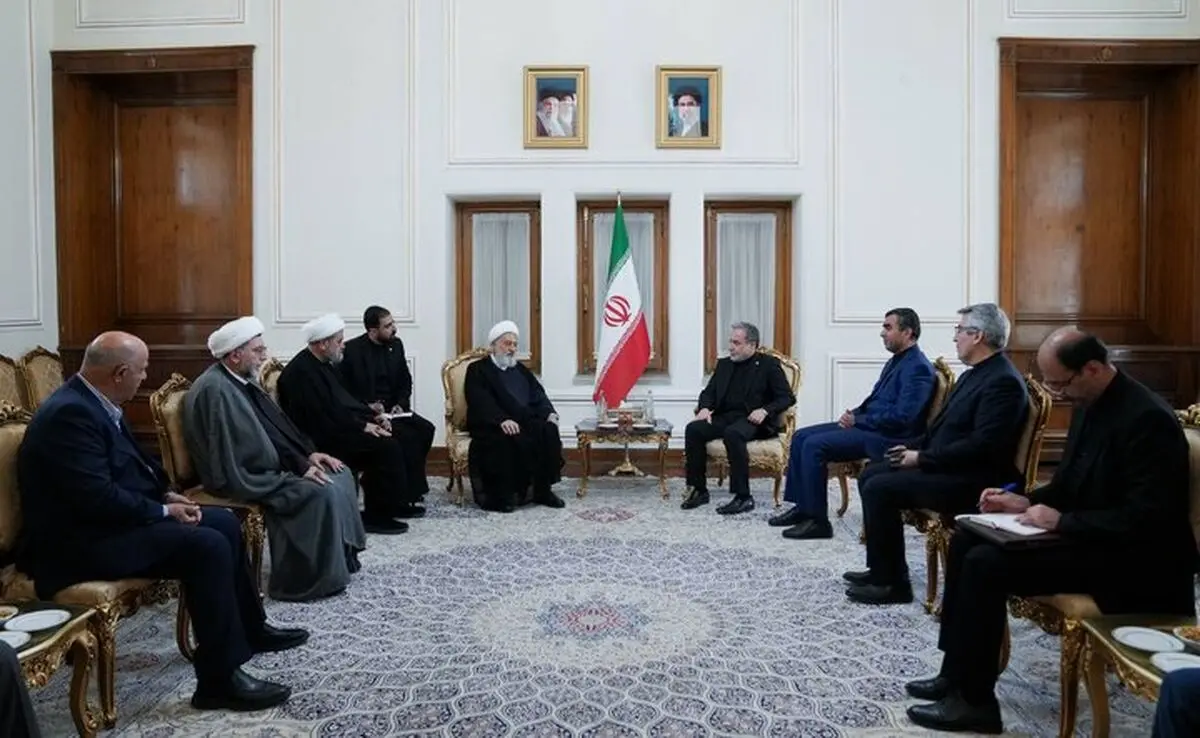 دیدار نائب رئیس مجلس اعلای اسلامی شیعیان لبنان با عراقچی