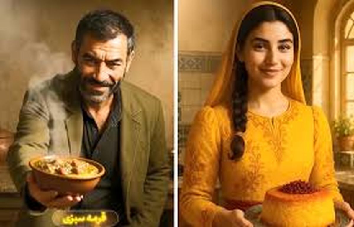 تصویرسازی جالب غذاهای ایرانی در قالب انسان با هوش مصنوعی/ ویدئو