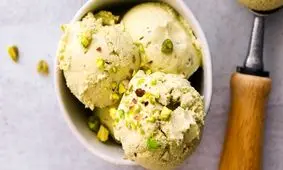 طرز تهیه بستنی پسته ای ۵ دقیقه‌ای در منزل