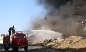آتش‌سوزی در خط لوله گاز نوشهر مهار شد