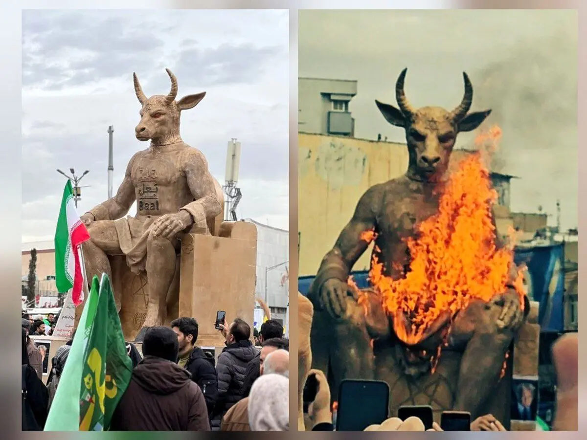 آتش زدن بعل در ۲۲ بهمن ؛ بررسی یک اقدام نمادین و واکنش‌های اجتماعی