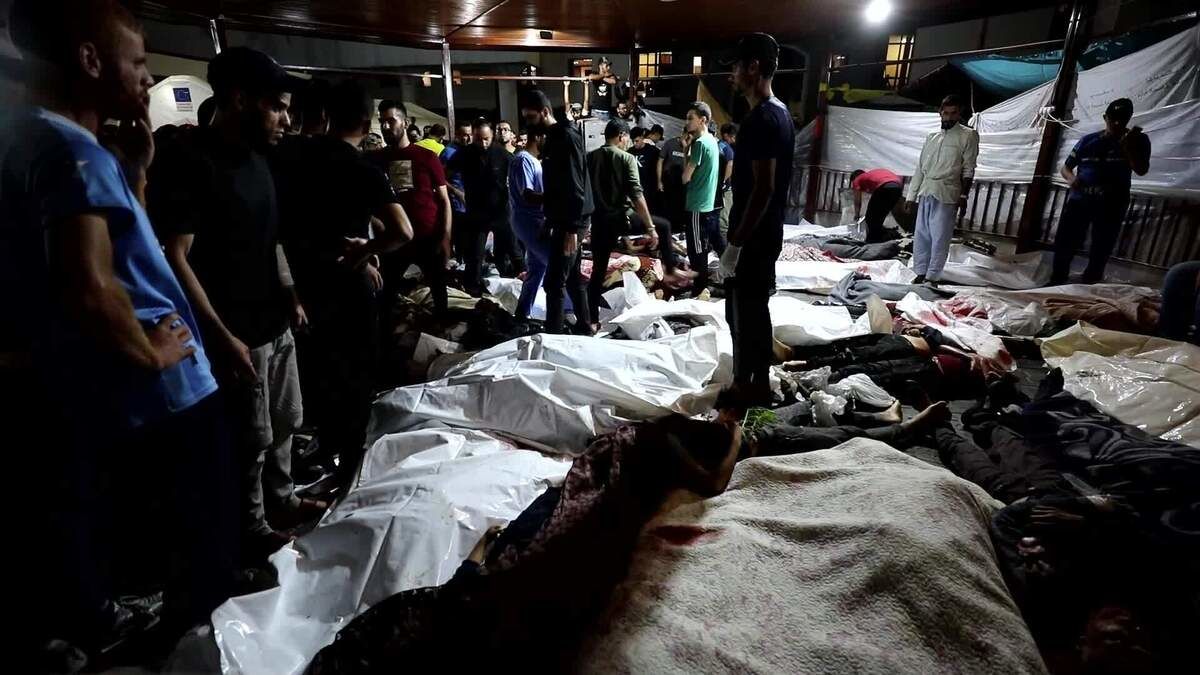 تیم تحقیق الجزیره: انفجار بیمارستان غزه ناشی از بمباران اسرائیل بوده است نه راکت