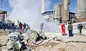 لحظه هولناک انفجار در شرکت پالایش نفت پارسیان؛ یک نفر کشته و سه نفر مصدوم شدند/ ویدئو 