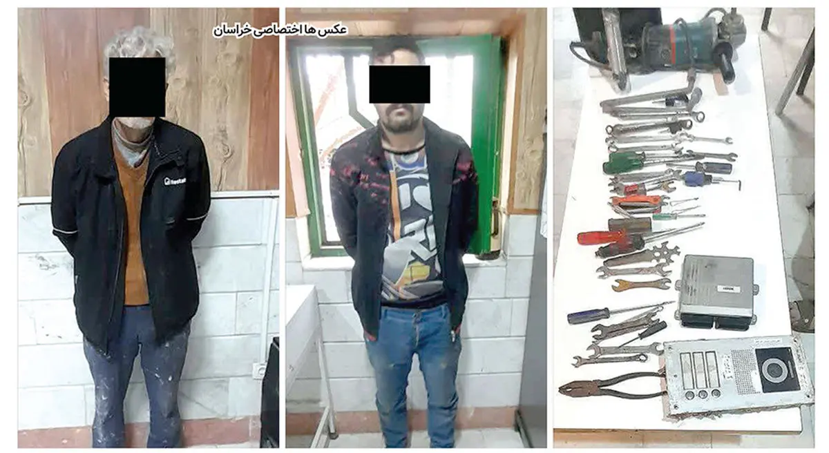 ماجرای فرار جنون آمیز دزدان سابقه دار