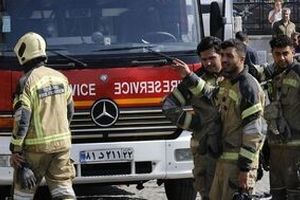 آتش سوزی در بیمارستان شهدای تجریش