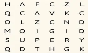 بازی فکری/ کلمه CALM در جدول کلمات پنهان شده است در 8 ثانیه تشخیص دهید