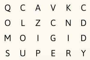 بازی فکری/ کلمه CALM در جدول کلمات پنهان شده است در 8 ثانیه تشخیص دهید