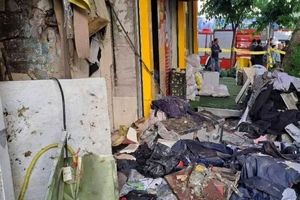 انفجار یک خشک‌شویی در خیابان سهروردی