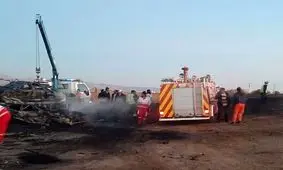 خودروهای شوتی در آتش سوختند