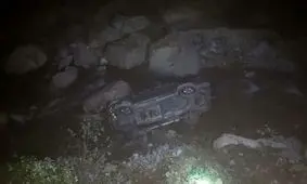 سقوط مرگبار هایلوکس با ۶ سرنشین به داخل رودخانه در ماسال/ ۲ دختر جان باختند 