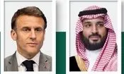 رایزنی ولیعهد عربستان و ماکرون درباره تحولات منطقه‌
