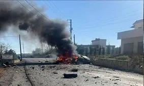 یک خودرو در جنوب لبنان هدف حمله اسرائیل قرار گرفت

