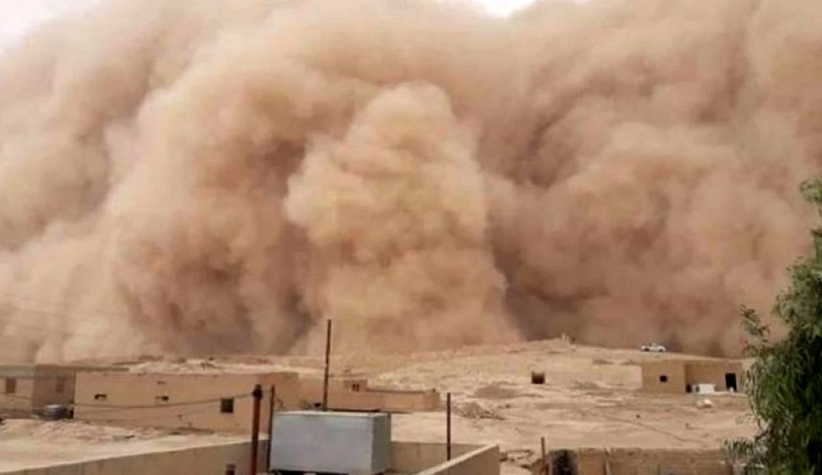 طوفان عظیم و وحشتناک شن و ماسه در مصر/ ویدئو