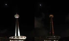 خاموشی برج میلاد در تاسوعا و عاشورای حسینی