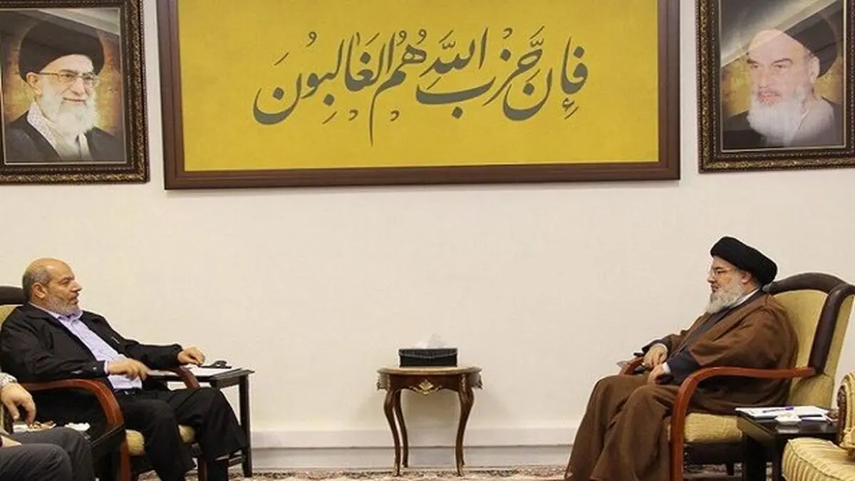 دیدار سید حسن نصرالله با هیئتی از حماس

